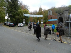 Arrivée au Petit Lourdes